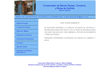 Tablet Screenshot of conservadorquillota.cl